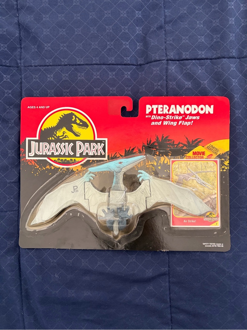 Jurassic Park Pteranodon Figure Jp05 Collector Card Kenner 1993